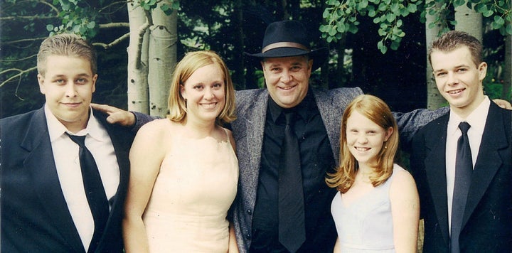 Ariane, her biological dad and her siblings in Sundance, Utah.