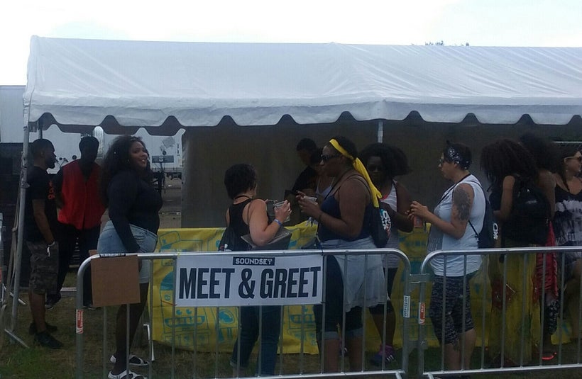 Rising Star Lizzo Greets Her Die Hard Fans in the Rain