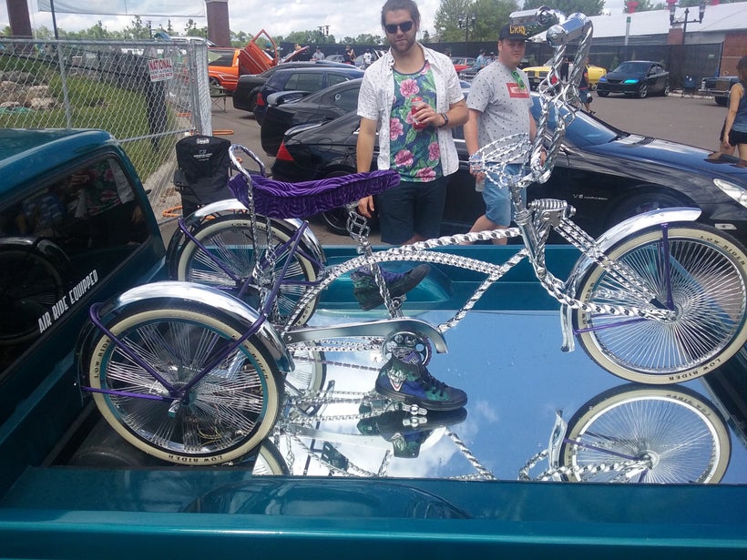 Custom Bicycle at the Soundset 2016 Custom Car Show