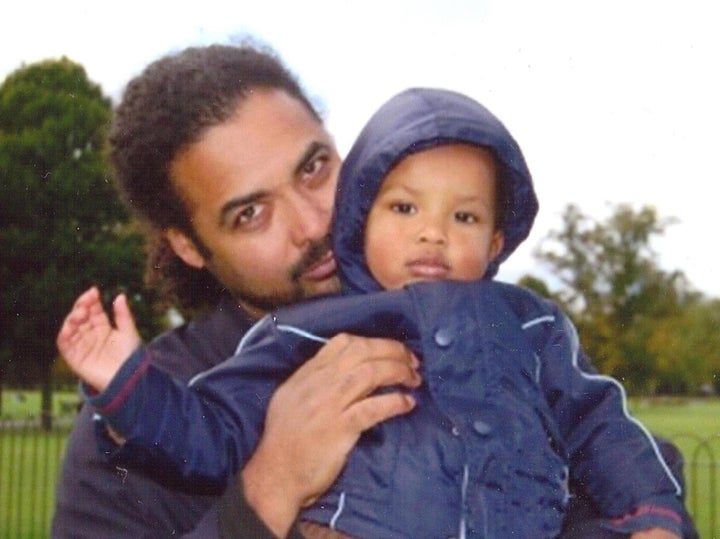 Simpson-Kent with his late son Amon