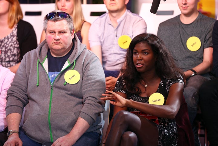 The audience at the Buzzfeed News and Facebook live EU debate in central London 