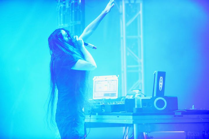 Bassnectar performs on stage at the Okeechobee Music & Arts Festival on March 4, 2016.