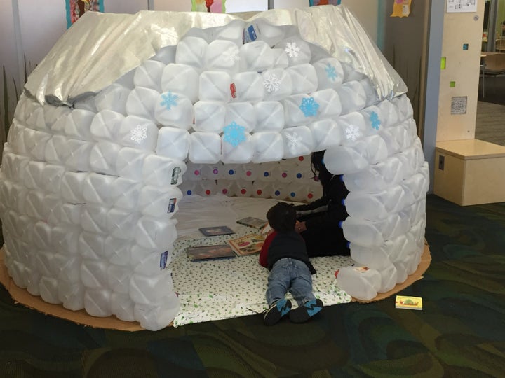 We'd love to read in the reading igloo! 