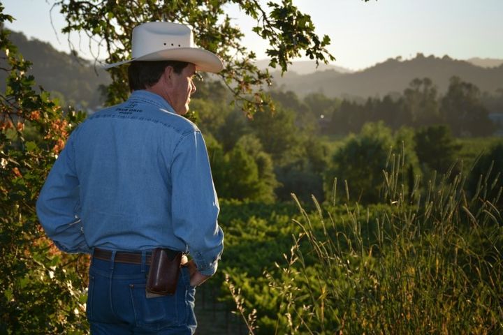 Tim Thornhill overseeing the vineyards of Mendocino Wine Company