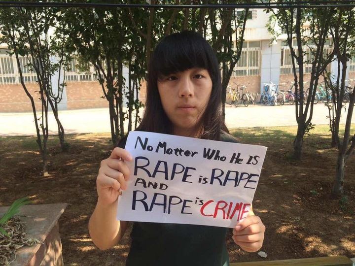 Feminists in China are speaking out on social media after a Stanford University student was given a six-month jail sentence for sexually assaulting an unconscious woman.