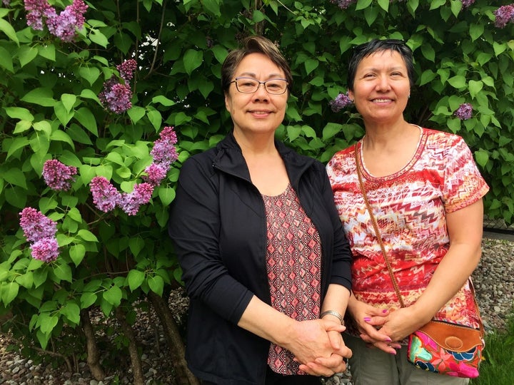 Eva Aariak (left) and Leena Evic (right) are two of Nunavut's top language experts.