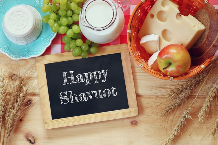 It's customary for Jewish families to eat dairy foods on Shavuot.