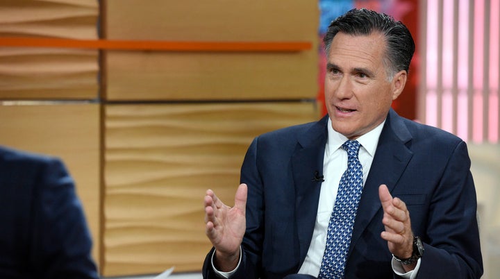 Mitt Romney doesn't want to be associated with Donald Trump's racist campaign.