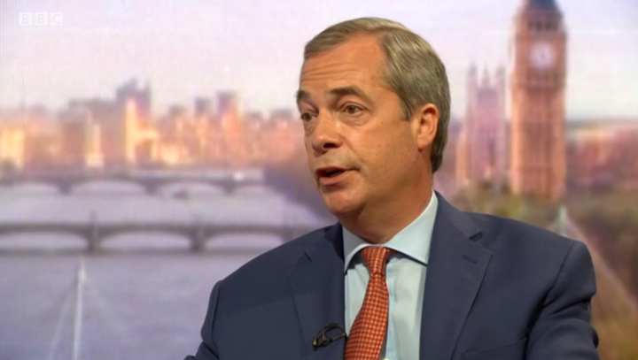 Farage: "Even if sterling were to fall a few percentage points after Brexit, so what?"