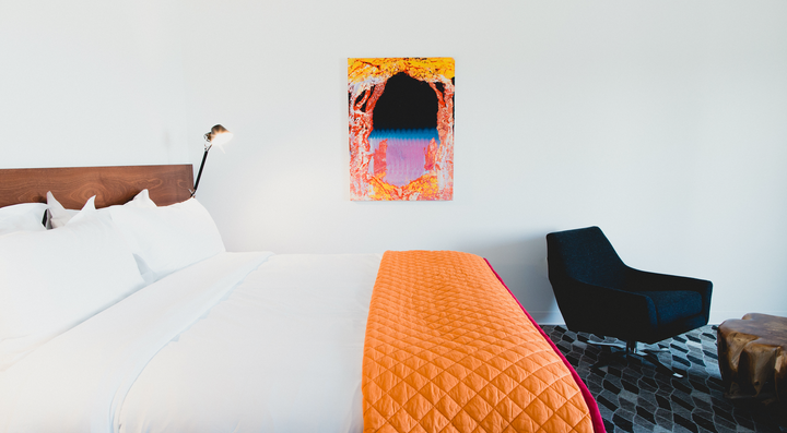 Guest room at Hotel Saint George.