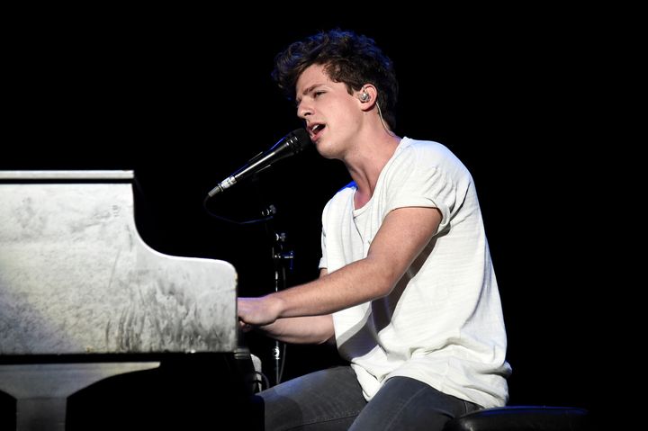 Charlie Puth performs at the 106.1 WBLI Summer Jam at Nikon at Jones Beach Theater on June 11, 2016 in Wantagh, New York.
