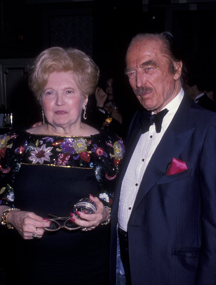 Trump's parents Mary and Fred, in 1999.