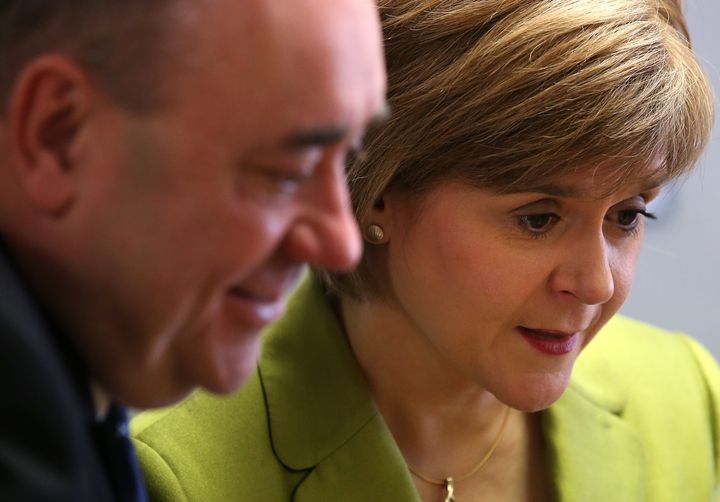 Alex Salmond and his successor as First Minister, Nicola Sturgeon