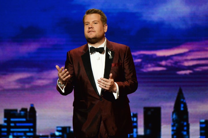 <strong> James Corden at the Tonys</strong>