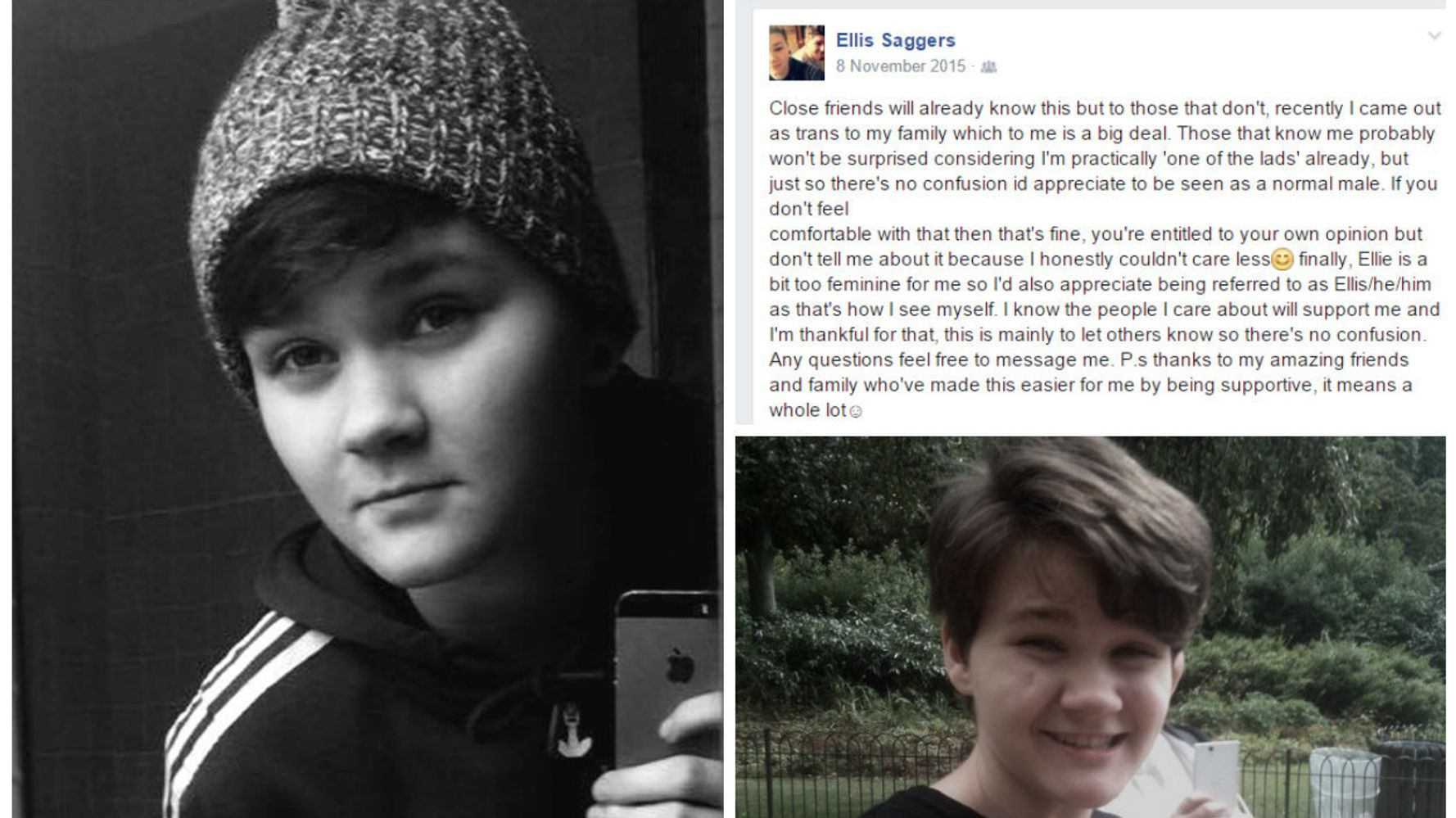 Transgender Teen Used Facebook To Announce Their New Identity To The World  | HuffPost UK Students