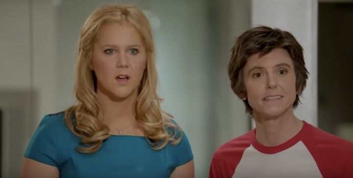 Amy Schumer and Tig Notaro in an "Inside Amy Schumer" sketch. 