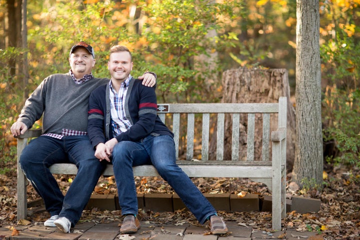 Scott Segal, left, with husband-to-be Travis Hatch, says it's a "special honor" to have Giuliani officiate his wedding.