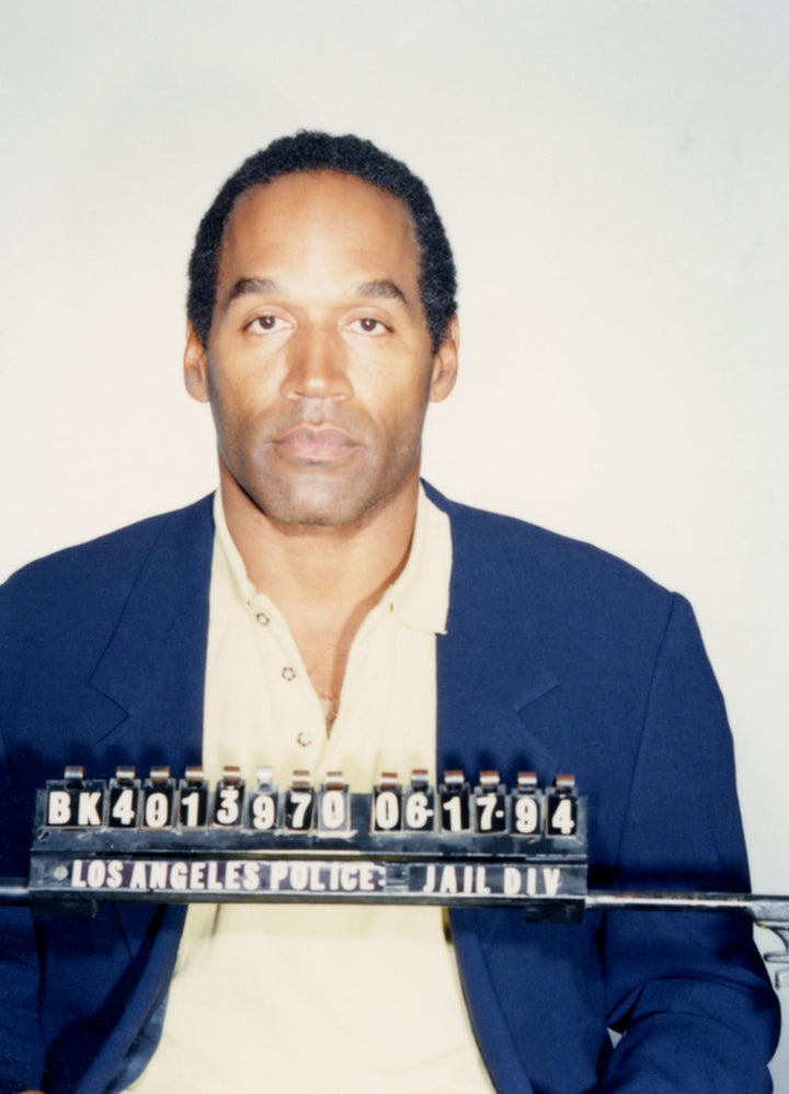 O.J. Simpson's infamous mugshot. 