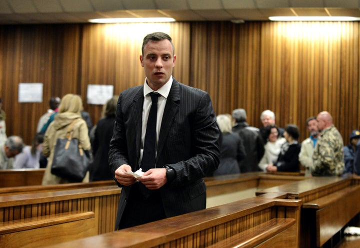 The 29-year-old Paralympic gold medalist faces a minimum 15-year jail term after his manslaughter conviction for the 2013 kil