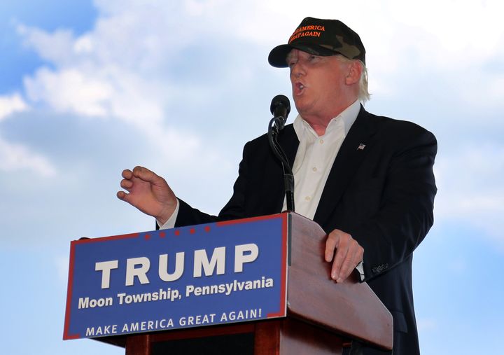 Donald Trump, the presumptive GOP presidential nominee, argued Monday that he would defend the LGBT community.