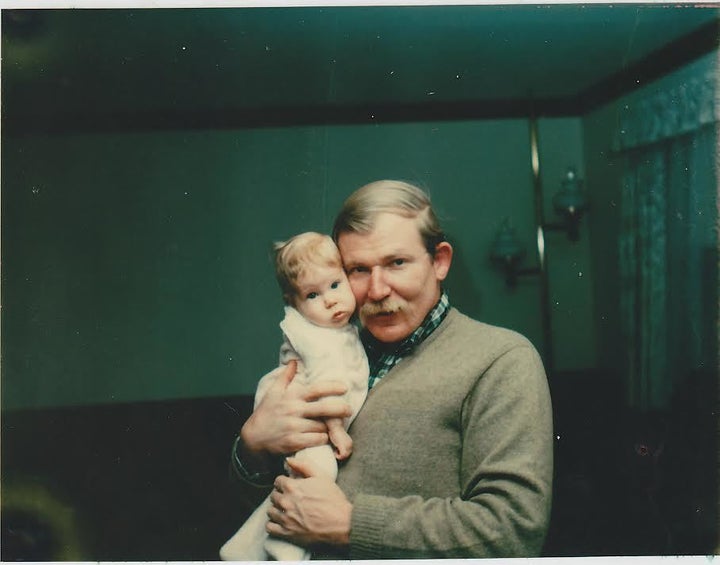 Contributor Amalie Jahn with her Father, circa 1970's