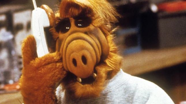 Michu played ALF whenever a full shot of the friendly alien was required