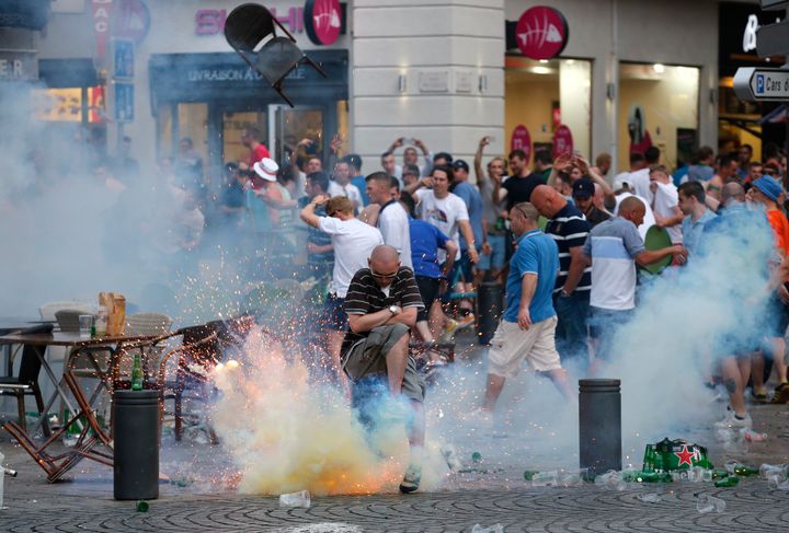 Six England fans have been jailed for their part in the fighting on the streets of the city in south France which involved 150 "hyper violent" Russian hooligans