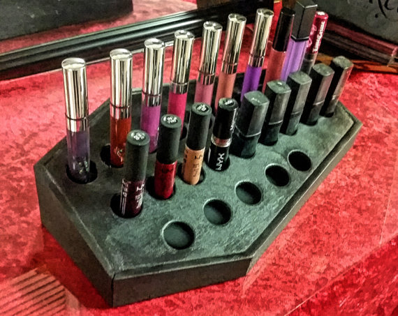 coffin lipstick holder