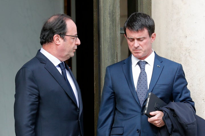 French President Francois Hollande, left, said the killings were