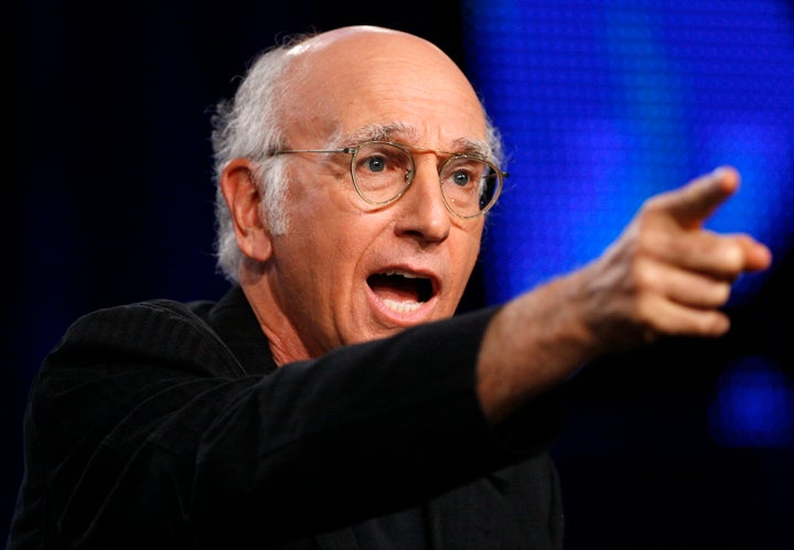 Larry David at a panel discussion for "Curb Your Enthusiasm" in 2009. 