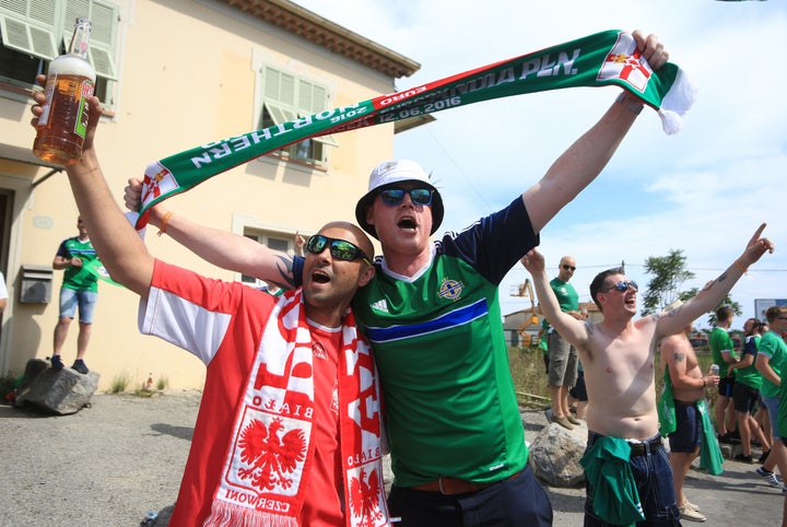 Different nationalities, same love for soccer. 