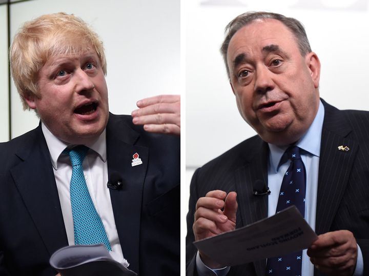 Boris Johnson and Alex Salmond