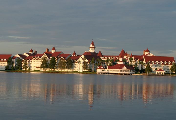 The Grand Floridian Resort and Spa located in the Magic Kingdom at Disney World in Orlando, Florida, near where an alligator dragged a small boy into a lagoon