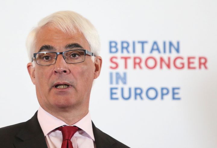 Former Labour Chancellor Alistair Darling