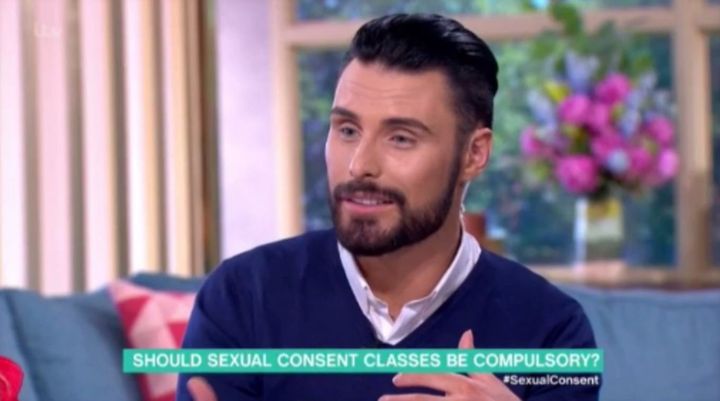 Rylan Clark-Neal fronted a debate on consent on 'This Morning'