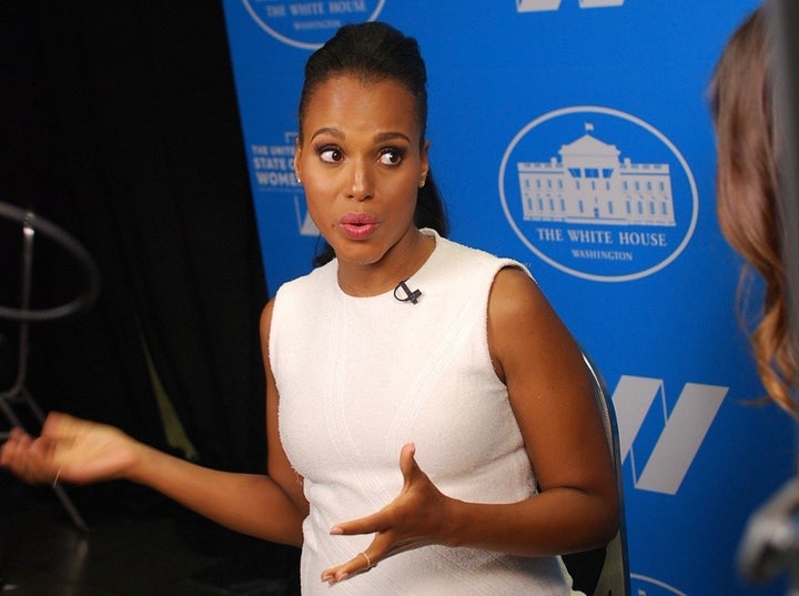 Kerry Washington at the White House's United State of Women summit on Tuesday.