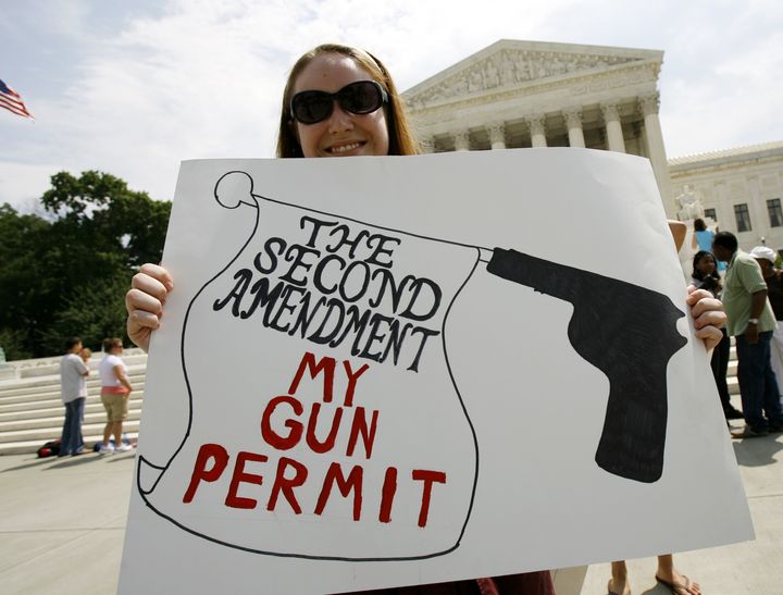 It's unlikely the Supreme Court will hear a case to clarify the scope of the Second Amendment soon, given the current political climate and the fact that it's missing a justice.