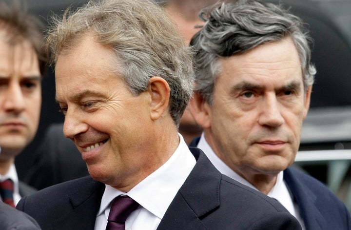 Tony Blair and Gordon Brown