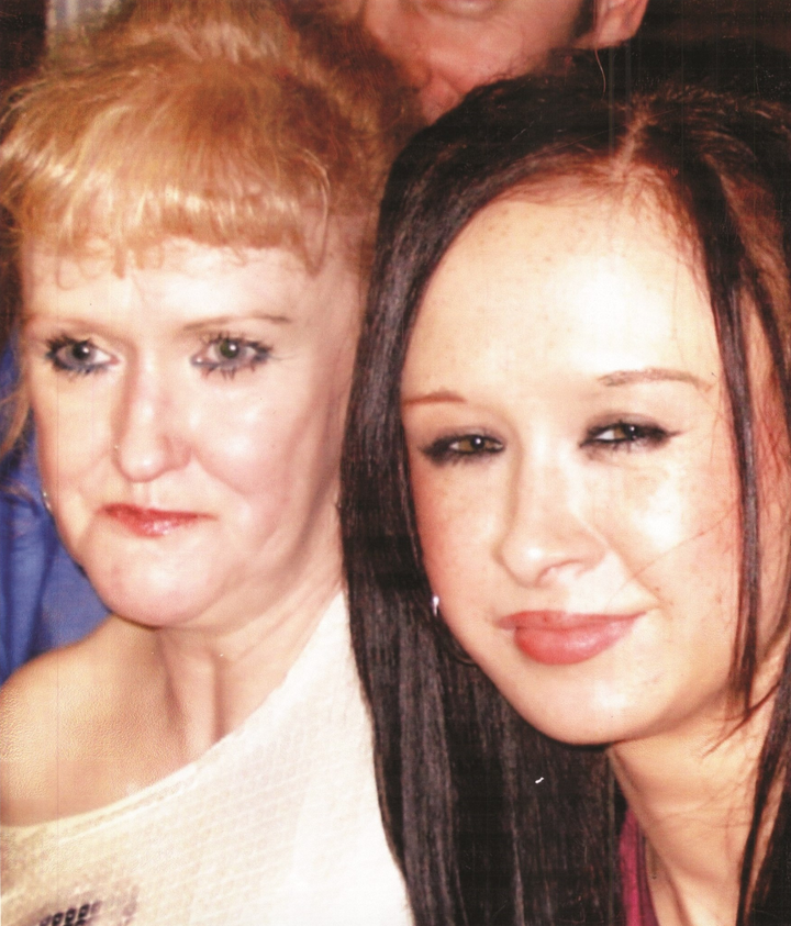 Karen, left, and Jade Hales were found dead in their Anfield home on Monday.