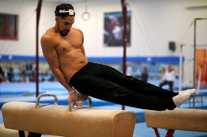 <strong>Louis is currently in training for the Olympics</strong>