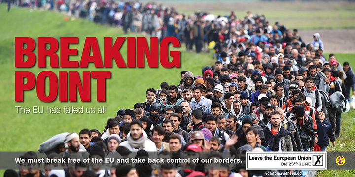 A poster released by Ukip on Thursday