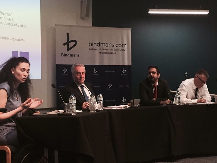 <strong>Bouattia appeared on a panel alongside terror experts, campaigners and a chief constable</strong>