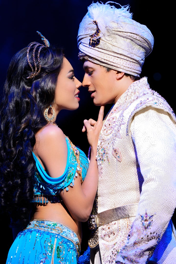 <strong>Jade Ewen and Dean-John Wilson play Princess Jasmine and Aladdin</strong>
