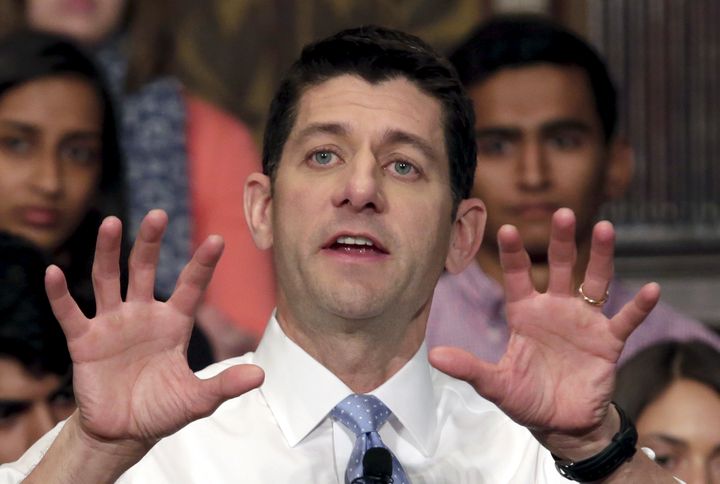 House Speaker Paul Ryan (R-Wis.) previewed the new GOP plan in April at Georgetown University, where he hyped his plan to charge sick people more for their health insurance.