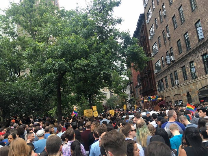 Orlando vigil at Stonewall Inn