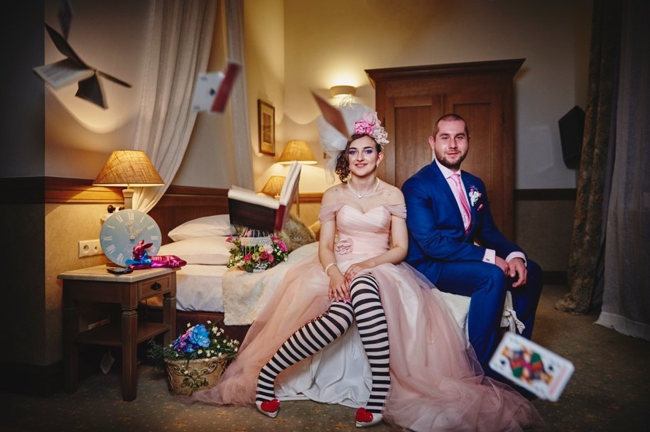 Cheshire Cat Wedding Dress