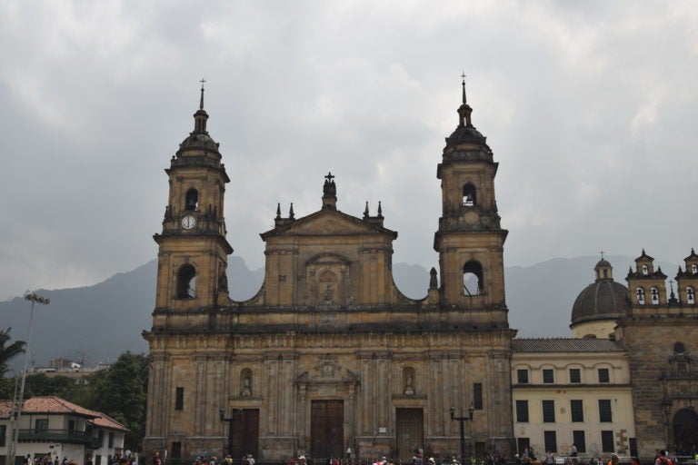 One of the churches in Bogota.