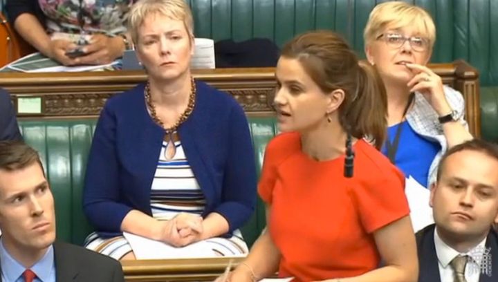 <a href="http://www.huffingtonpost.co.uk/news/jo-cox/" target="_blank" role="link" class=" js-entry-link cet-internal-link" data-vars-item-name="Jo Cox" data-vars-item-type="text" data-vars-unit-name="5762de5be4b03f24e3db840f" data-vars-unit-type="buzz_body" data-vars-target-content-id="http://www.huffingtonpost.co.uk/news/jo-cox/" data-vars-target-content-type="feed" data-vars-type="web_internal_link" data-vars-subunit-name="article_body" data-vars-subunit-type="component" data-vars-position-in-subunit="0">Jo Cox</a> delivers her maiden speech to Parliament on June 3, 2015