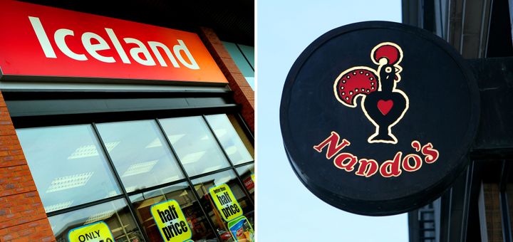TWITTER BEEF: Iceland was left red-faced after trying to have some light-hearted footie banter with spicy chicken chain Nando's.