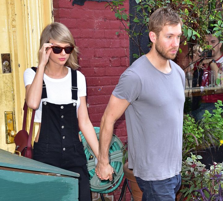 <strong>Taylor and Calvin last year</strong>